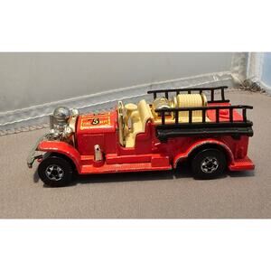 Vintage 1980 Hot Wheels - Old Number 5 Fire Engine/Truck - Hong Kong - loose
